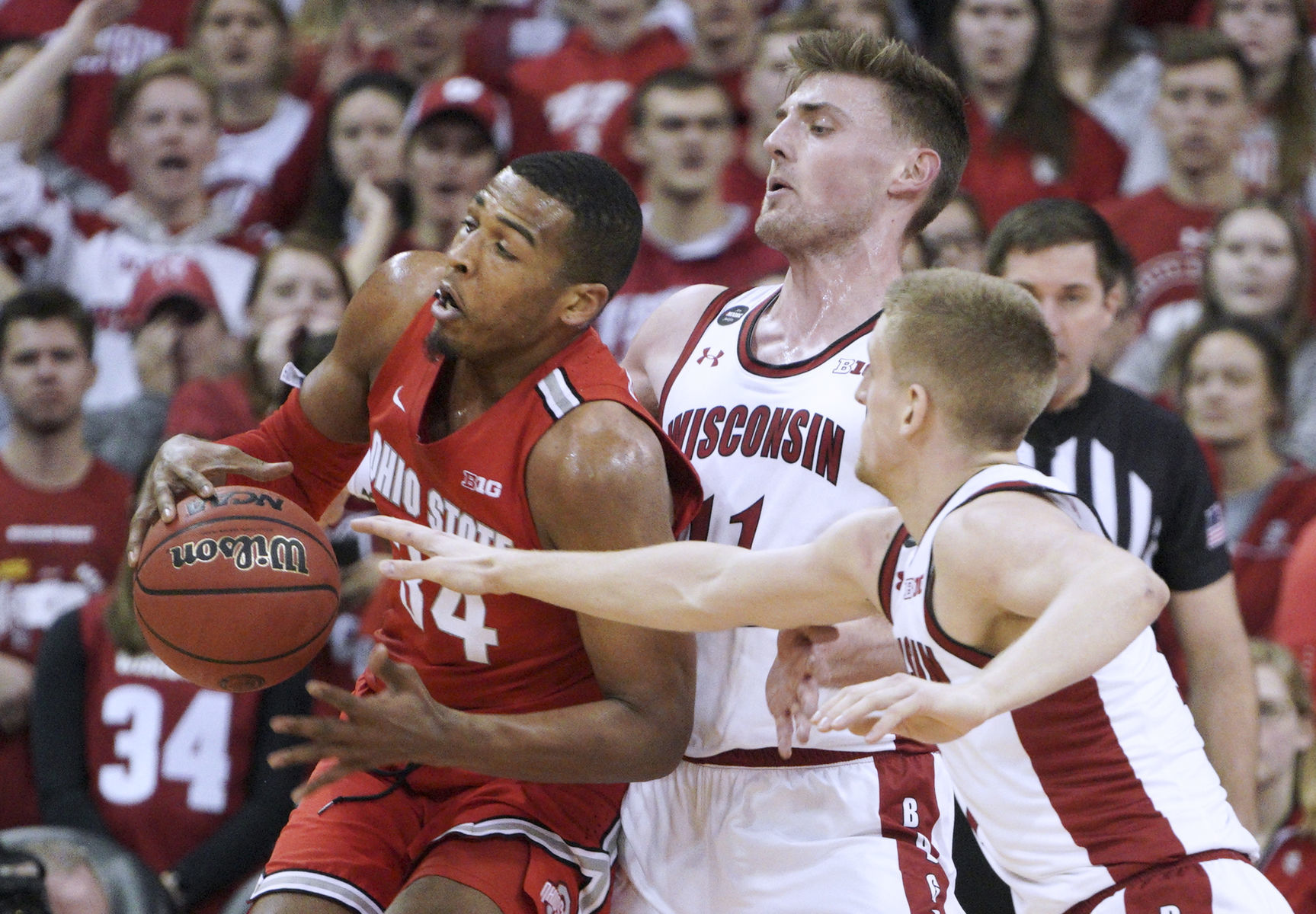 Badgers 70, Buckeyes 57